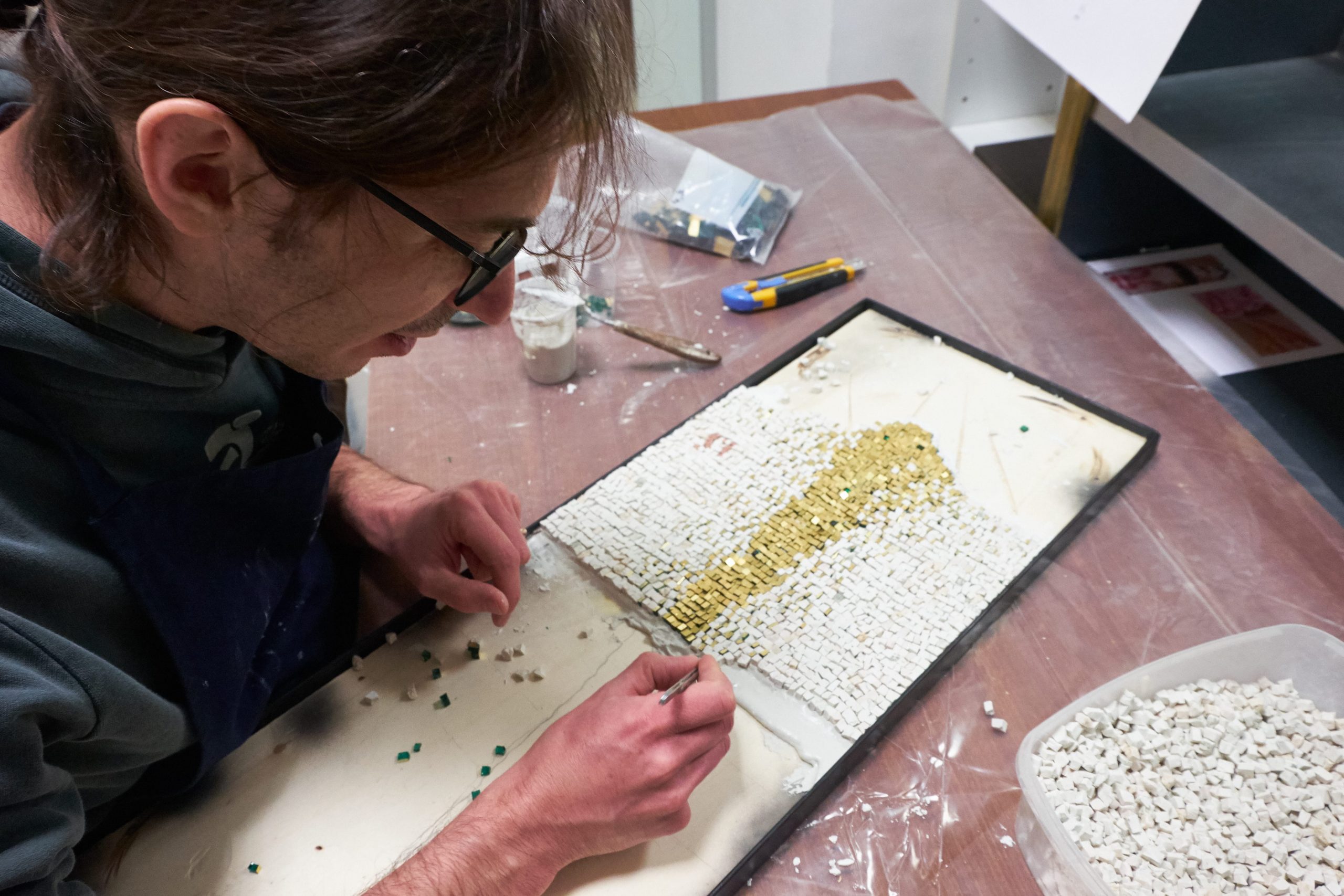making of artistic mosaic levitazione