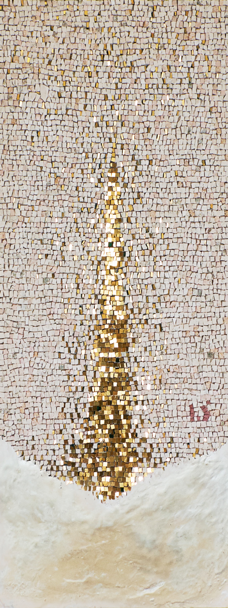 contemporary mosaic art levitazione